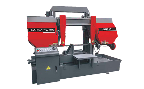 惠水龙门带锯床运行中途停止切割产生的原因是什么？